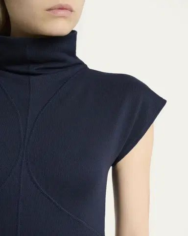 Proenza Schouler White Label Brea Brushed Knit Turtleneck Midi Dress | Thumbnail 5