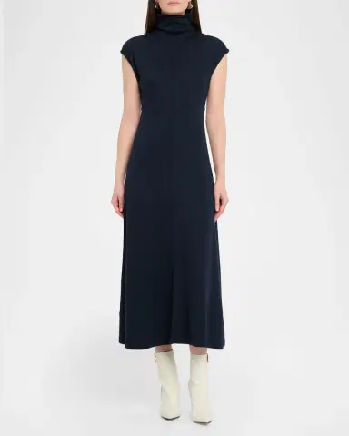 Proenza Schouler White Label Brea Brushed Knit Turtleneck Midi Dress | Thumbnail 6