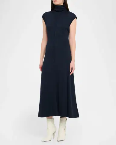 Proenza Schouler White Label Brea Brushed Knit Turtleneck Midi Dress | Thumbnail 8