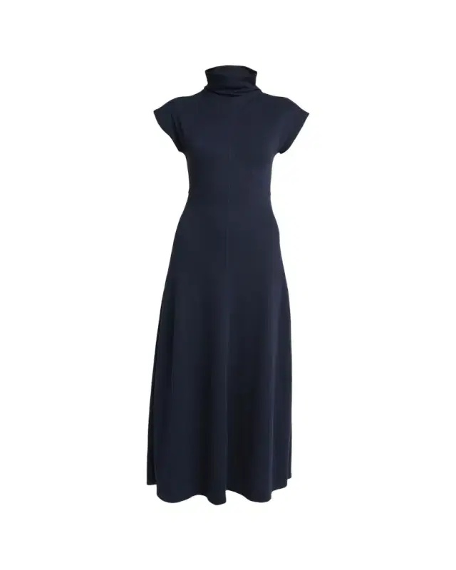 Proenza Schouler White Label Brea Brushed Knit Turtleneck Midi Dress