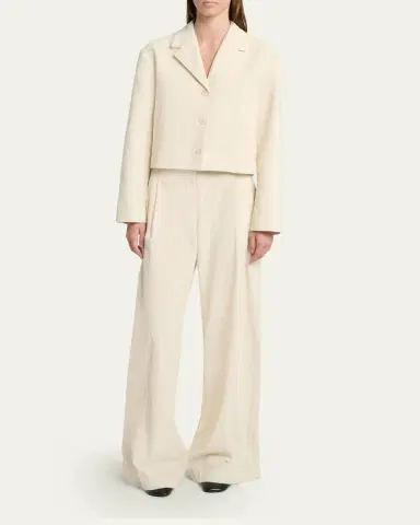 Proenza Schouler White Label Nima Cropped Corduroy Jacket | Thumbnail 2 Proenza Schouler White Label Nima Cropped Corduroy Jacket | Thumbnail 2