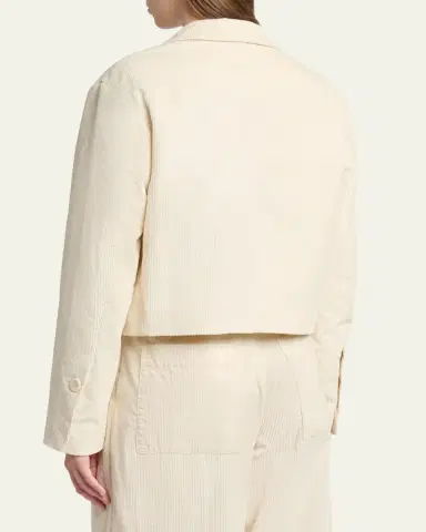 Proenza Schouler White Label Nima Cropped Corduroy Jacket | Thumbnail 3 Proenza Schouler White Label Nima Cropped Corduroy Jacket | Thumbnail 3