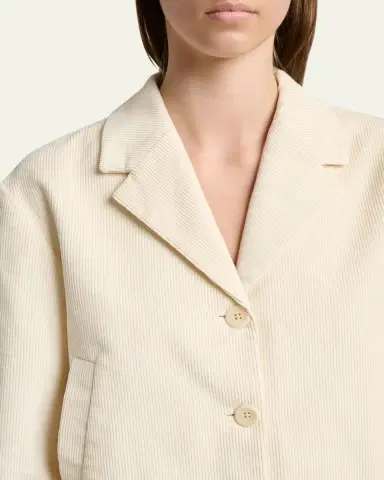 Proenza Schouler White Label Nima Cropped Corduroy Jacket | Thumbnail 5 Proenza Schouler White Label Nima Cropped Corduroy Jacket | Thumbnail 5