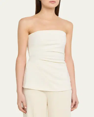 Proenza Schouler Damea Strapless Double Crepe Top | Thumbnail 8