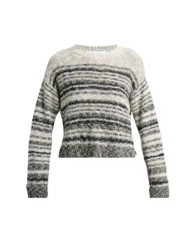 Proenza Schouler White Label Ivara Textured Linen Knit Crewneck Sweater | Thumbnail 1
