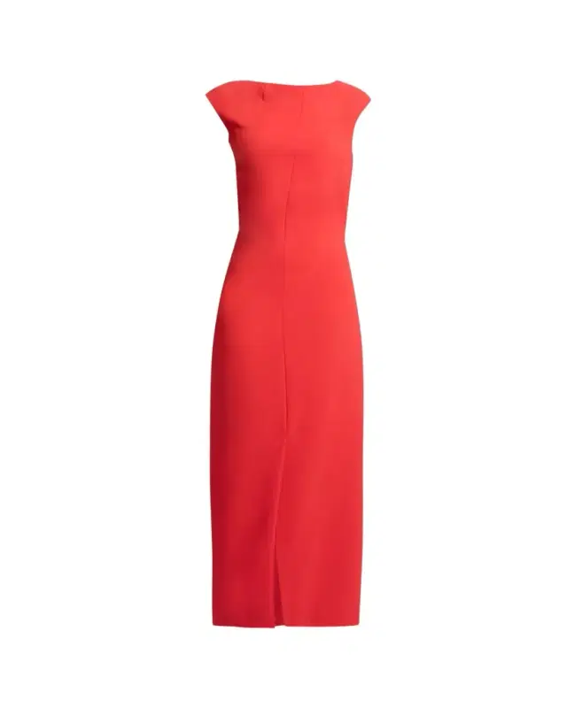 Proenza Schouler Damea Cap-Sleeve Matte Crepe Maxi Dress