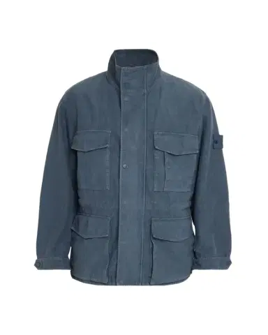 Stone Island Men's Ghost Linen-Blend Field Jacket | Thumbnail 1 Stone Island Men's Ghost Linen-Blend Field Jacket | Thumbnail 1