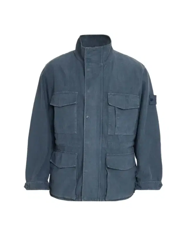 Stone Island Men's Ghost Linen-Blend Field Jacket
