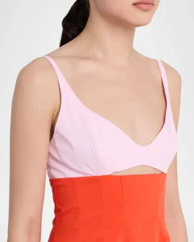 SIMKHAI Maddy Cotton Cut-Out Maxi Dress | Thumbnail 9 SIMKHAI Maddy Cotton Cut-Out Maxi Dress | Thumbnail 9