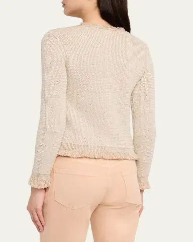 Kobi Halperin Kailey Fringe-Trim Sequin Knit Sweater | Thumbnail 7