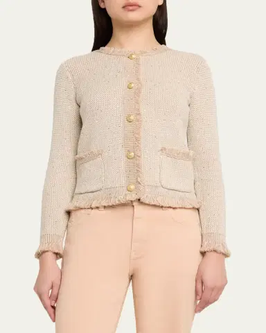 Kobi Halperin Kailey Fringe-Trim Sequin Knit Sweater | Thumbnail 8