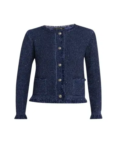 Kobi Halperin Kailey Fringe-Trim Sequin Knit Sweater | Thumbnail 1