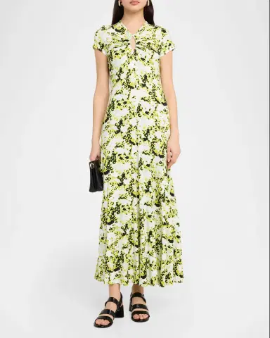 Proenza Schouler White Label Neolani Printed Jersey Maxi Dress | Thumbnail 6 Proenza Schouler White Label Neolani Printed Jersey Maxi Dress | Thumbnail 6