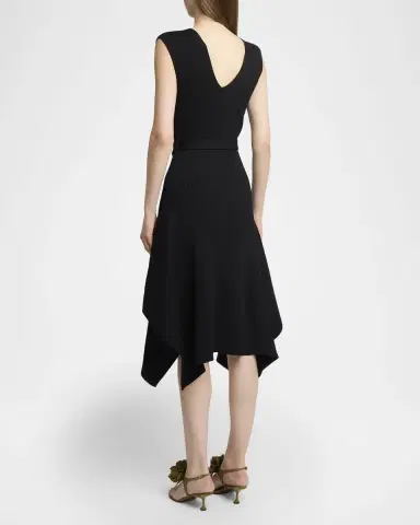Proenza Schouler Artemis Sleeveless Rib Knit Belted Midi Dress | Thumbnail 7
