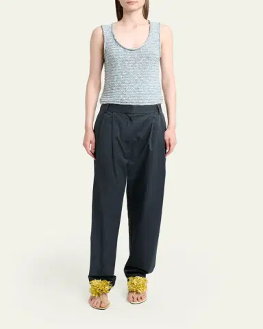 Proenza Schouler White Label Janine Melange Knit Tank Top | Thumbnail 2 Proenza Schouler White Label Janine Melange Knit Tank Top | Thumbnail 2