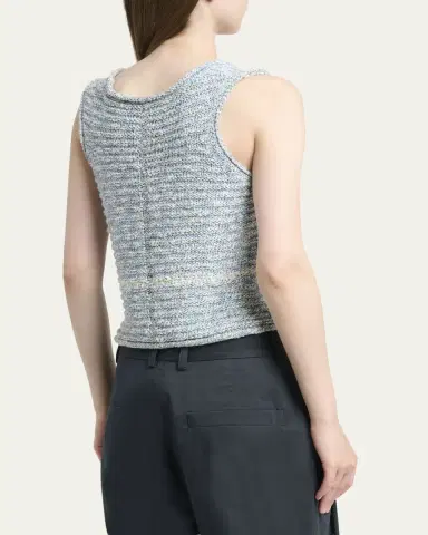 Proenza Schouler White Label Janine Melange Knit Tank Top | Thumbnail 3 Proenza Schouler White Label Janine Melange Knit Tank Top | Thumbnail 3