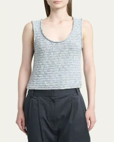 Proenza Schouler White Label Janine Melange Knit Tank Top | Thumbnail 4 Proenza Schouler White Label Janine Melange Knit Tank Top | Thumbnail 4