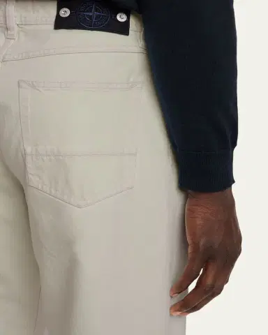 Stone Island Men's Denim Straight-Leg Jeans | Thumbnail 5 Stone Island Men's Denim Straight-Leg Jeans | Thumbnail 5