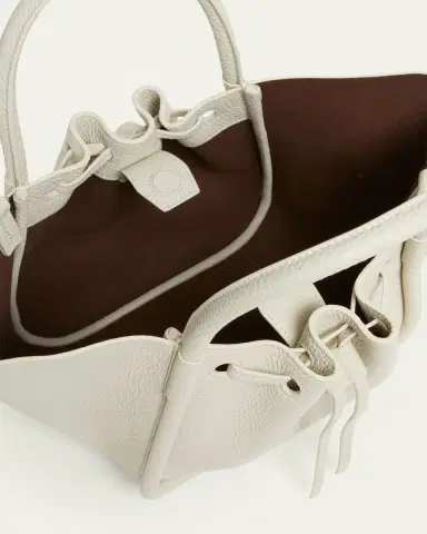Proenza Schouler Small Ruched Grain Leather Tote Bag | Thumbnail 4