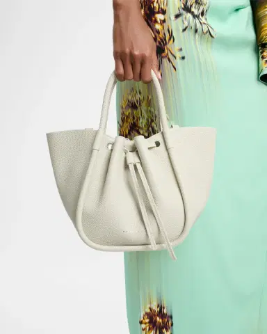 Proenza Schouler Small Ruched Grain Leather Tote Bag | Thumbnail 6