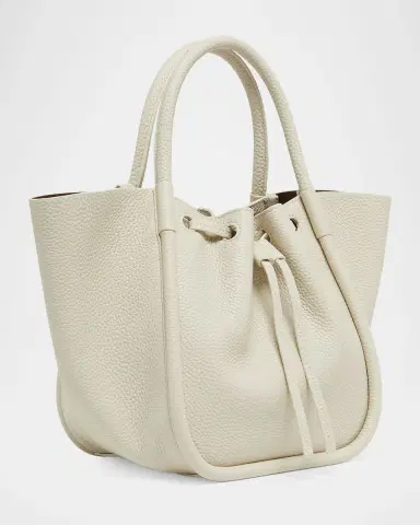 Proenza Schouler Small Ruched Grain Leather Tote Bag | Thumbnail 7
