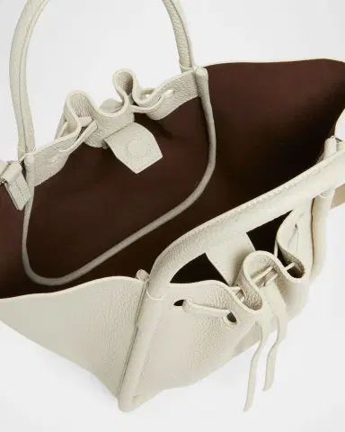 Proenza Schouler Small Ruched Grain Leather Tote Bag | Thumbnail 8