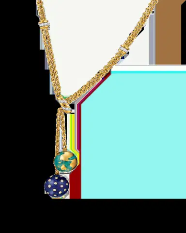 Verdura 18K Yellow Gold Night and Day Lariat Necklace | Thumbnail 2
