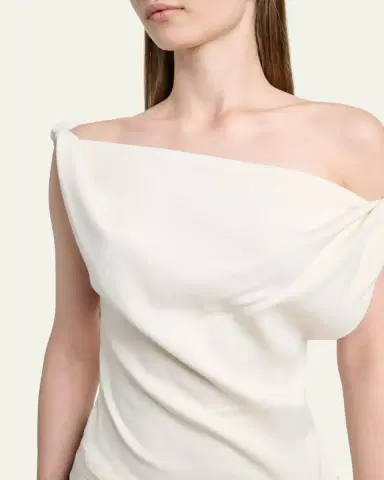 Proenza Schouler Daliah Two-Tone Draped Dress | Thumbnail 5 Proenza Schouler Daliah Two-Tone Draped Dress | Thumbnail 5