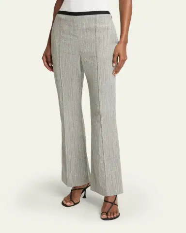 Proenza Schouler Lorenza Static Suiting Flare Pants | Thumbnail 4 Proenza Schouler Lorenza Static Suiting Flare Pants | Thumbnail 4
