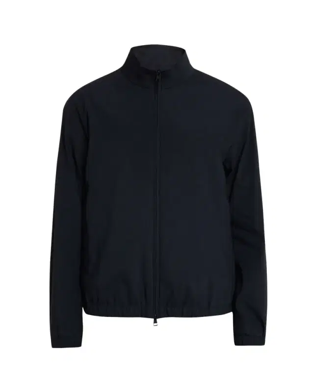 Moncler Men's Bonavent Linen-Blend Wind-Resistant Jacket