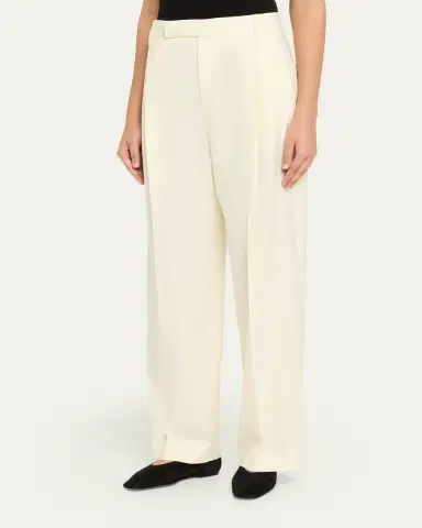 Maria McManus Pleated Straight-Leg Trousers | Thumbnail 4 Maria McManus Pleated Straight-Leg Trousers | Thumbnail 4