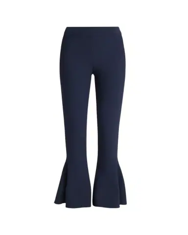 Stella McCartney Compact Knit Peplum Flare Pants | Thumbnail 1 Stella McCartney Compact Knit Peplum Flare Pants | Thumbnail 1