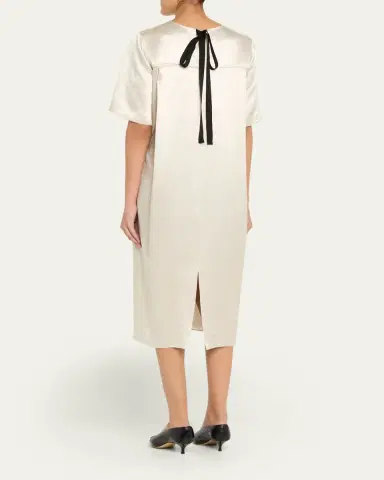 Maria McManus Mixed-Media Short-Sleeve Midi T-Shirt Dress | Thumbnail 3 Maria McManus Mixed-Media Short-Sleeve Midi T-Shirt Dress | Thumbnail 3