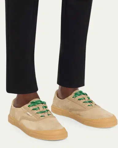 Moncler Vera Leisure Suede Low-Top Sneakers | Thumbnail 2 Moncler Vera Leisure Suede Low-Top Sneakers | Thumbnail 2