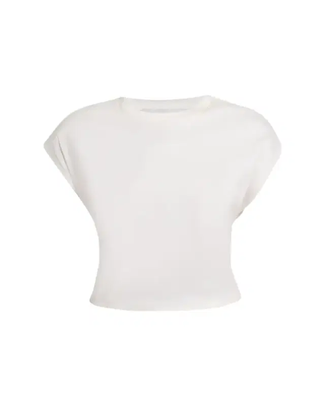 Reeva Gathered Crewneck Tee