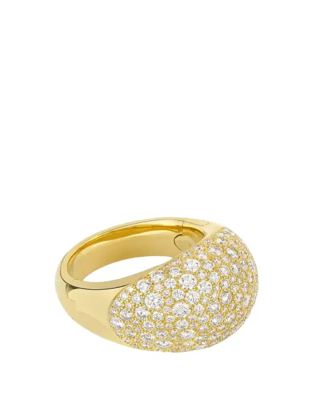 18K Diamond Pave Ultimate Gold Ring