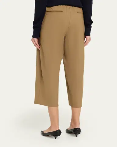 Maria McManus Pleated Wide-Leg Crop Pull-On Trousers | Thumbnail 3 Maria McManus Pleated Wide-Leg Crop Pull-On Trousers | Thumbnail 3