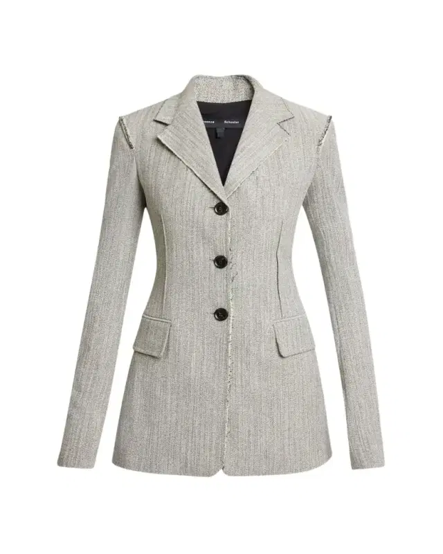 Proenza Schouler Lorenza Deconstructed Static Suiting Jacket