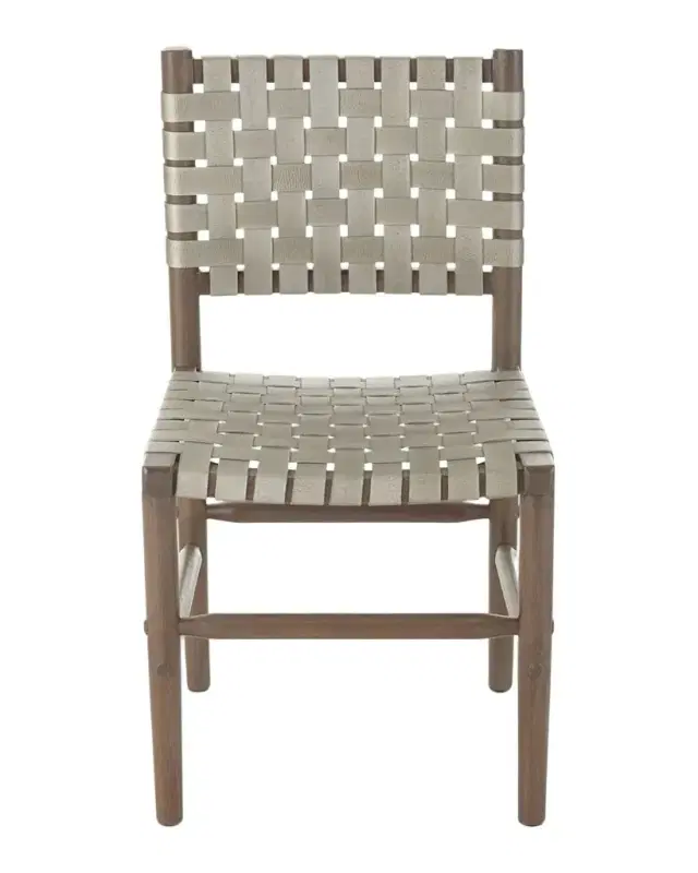 Peninsula Home Collection Arno Leather Dining Side Chair