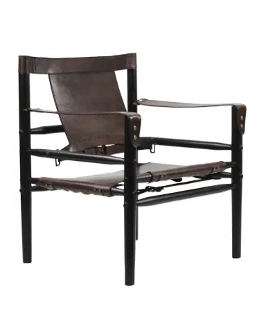 Peninsula Home Collection Karly Leather Accent Chair | Thumbnail 2