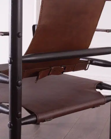 Peninsula Home Collection Karly Leather Accent Chair | Thumbnail 4