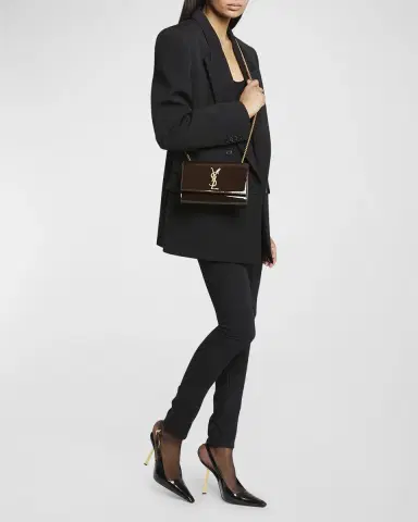 Saint Laurent Kate Small YSL Crossbody Bag in Patent Leather | Thumbnail 2 Saint Laurent Kate Small YSL Crossbody Bag in Patent Leather | Thumbnail 2