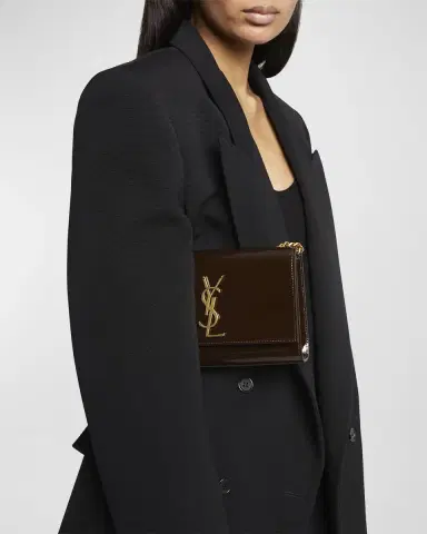Saint Laurent Kate Small YSL Crossbody Bag in Patent Leather | Thumbnail 4 Saint Laurent Kate Small YSL Crossbody Bag in Patent Leather | Thumbnail 4