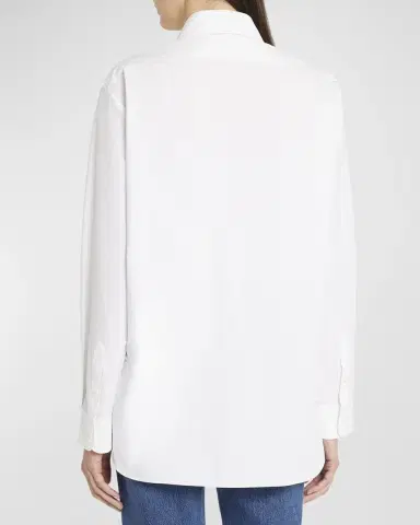 The Row Sisilia Collared Cotton Shirt | Thumbnail 3 The Row Sisilia Collared Cotton Shirt | Thumbnail 3