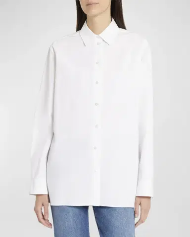 The Row Sisilia Collared Cotton Shirt | Thumbnail 4 The Row Sisilia Collared Cotton Shirt | Thumbnail 4