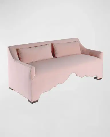 Peninsula Home Collection Adeline Velvet Sofa, 74" | Thumbnail 2 Peninsula Home Collection Adeline Velvet Sofa, 74" | Thumbnail 2
