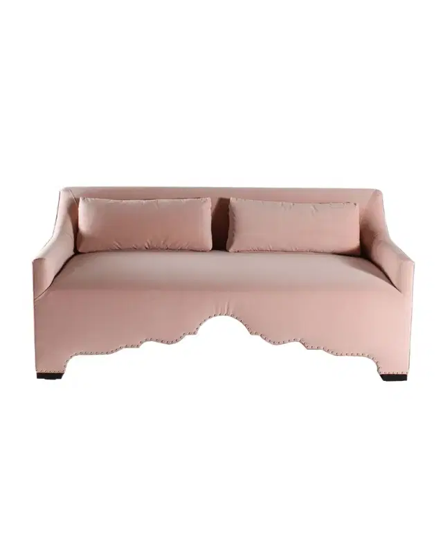 Peninsula Home Collection Adeline Velvet Sofa, 74"