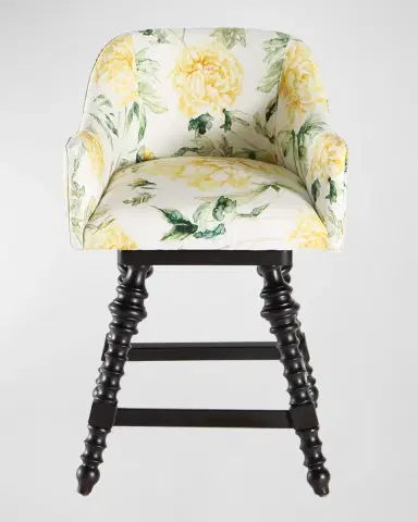 Peninsula Home Collection Loren Swivel 26" Counter Stool | Thumbnail 2 Peninsula Home Collection Loren Swivel 26" Counter Stool | Thumbnail 2