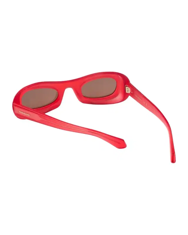 Men 's 51mm Classic Logo Plastic Oval Sunglasses