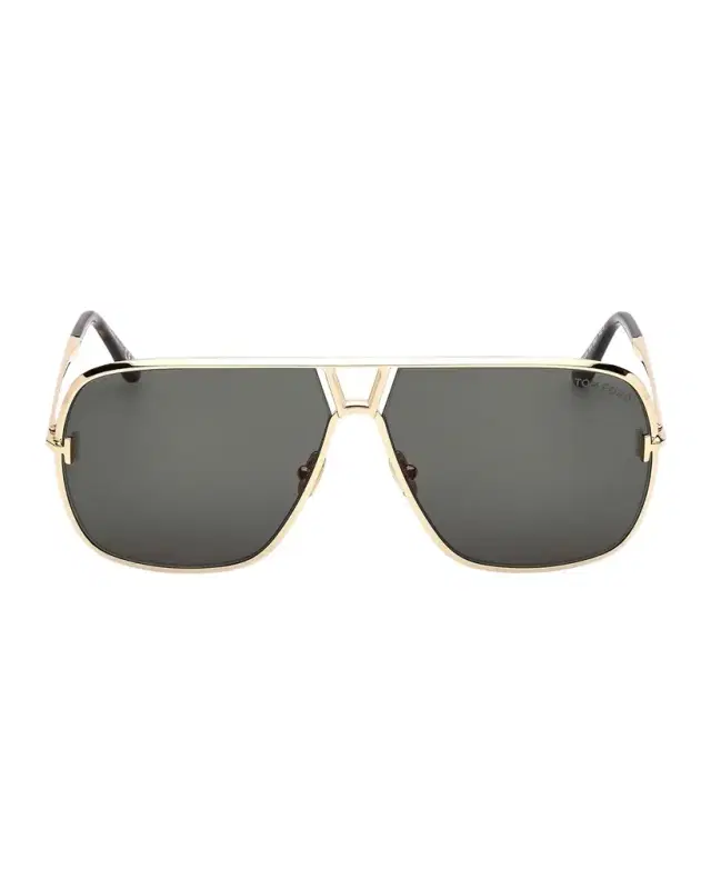 TOM FORD Men 's Stavros Acetate Square Sunglasses